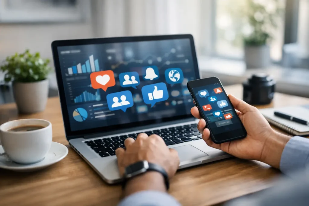 إدارة حسابات التواصل الاجتماعي التي تصنع فرقًا