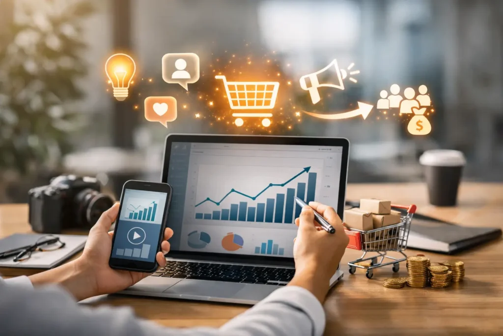 تسويق المحتوى الرقمي لتحويل الاهتمام إلى مبيعات