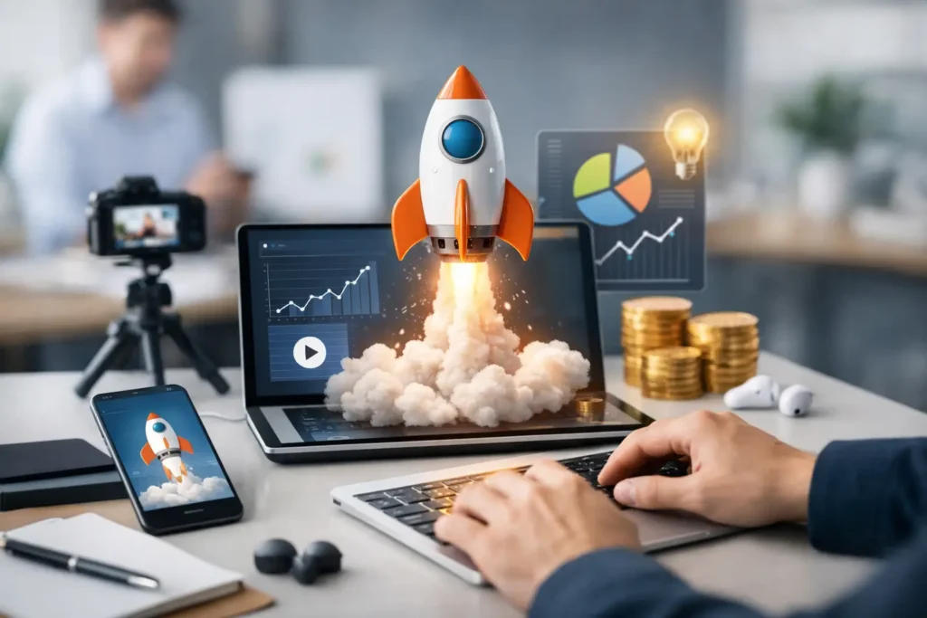 7 أمثلة حملات إطلاق المنتجات الرقمية التي تبيع